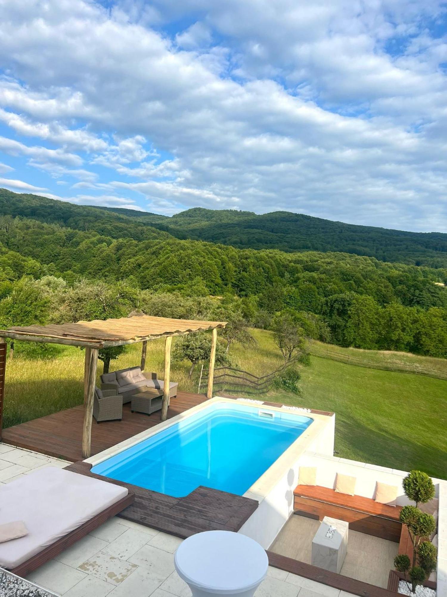 Le Chalet M - Cabana Cu O Panorama De Poveste. Surdesti  Εξωτερικό φωτογραφία