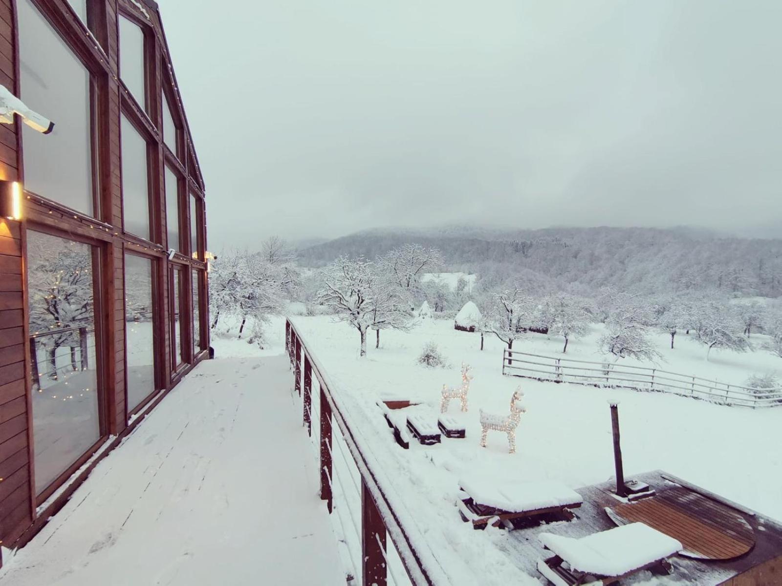 Le Chalet M - Cabana Cu O Panorama De Poveste. Surdesti  Εξωτερικό φωτογραφία
